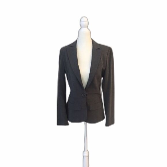 Max Studio Gray Button Blazer - Picture 7 of 8